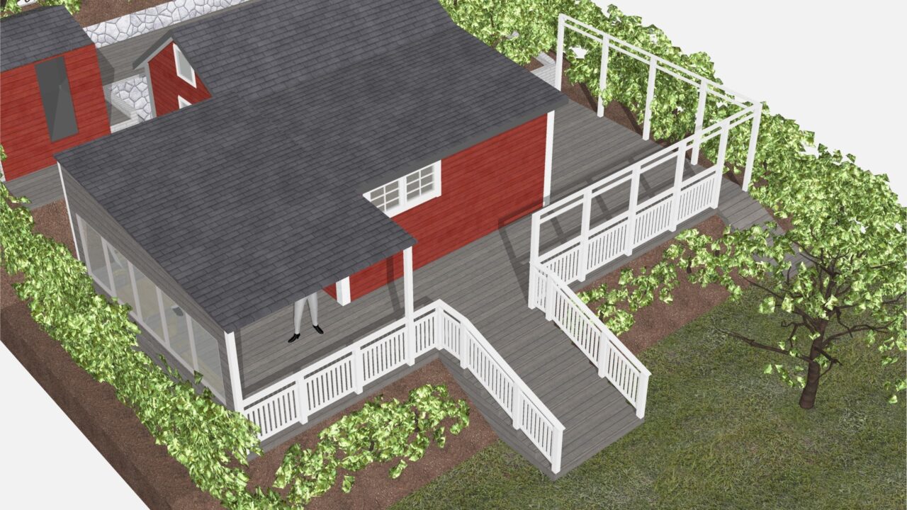 3D-visualisering av ny altan till fritidshus i Västerås - Osame Jaber (7)