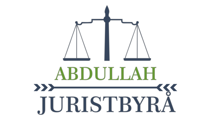 Logotyp för Abdullah Juristbyrå – professionell design med klassisk inspiration