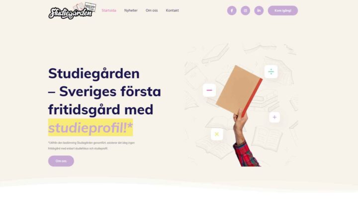 Webbdesign för ideella verksamheter – Sveriges första studiegård